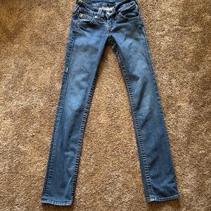 True Religion Low Rise Jeans. Size 24.